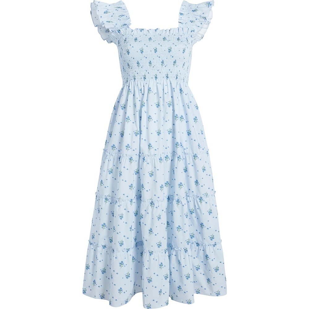 Hill House Home Ellie Nap Dress Blue Ditsy